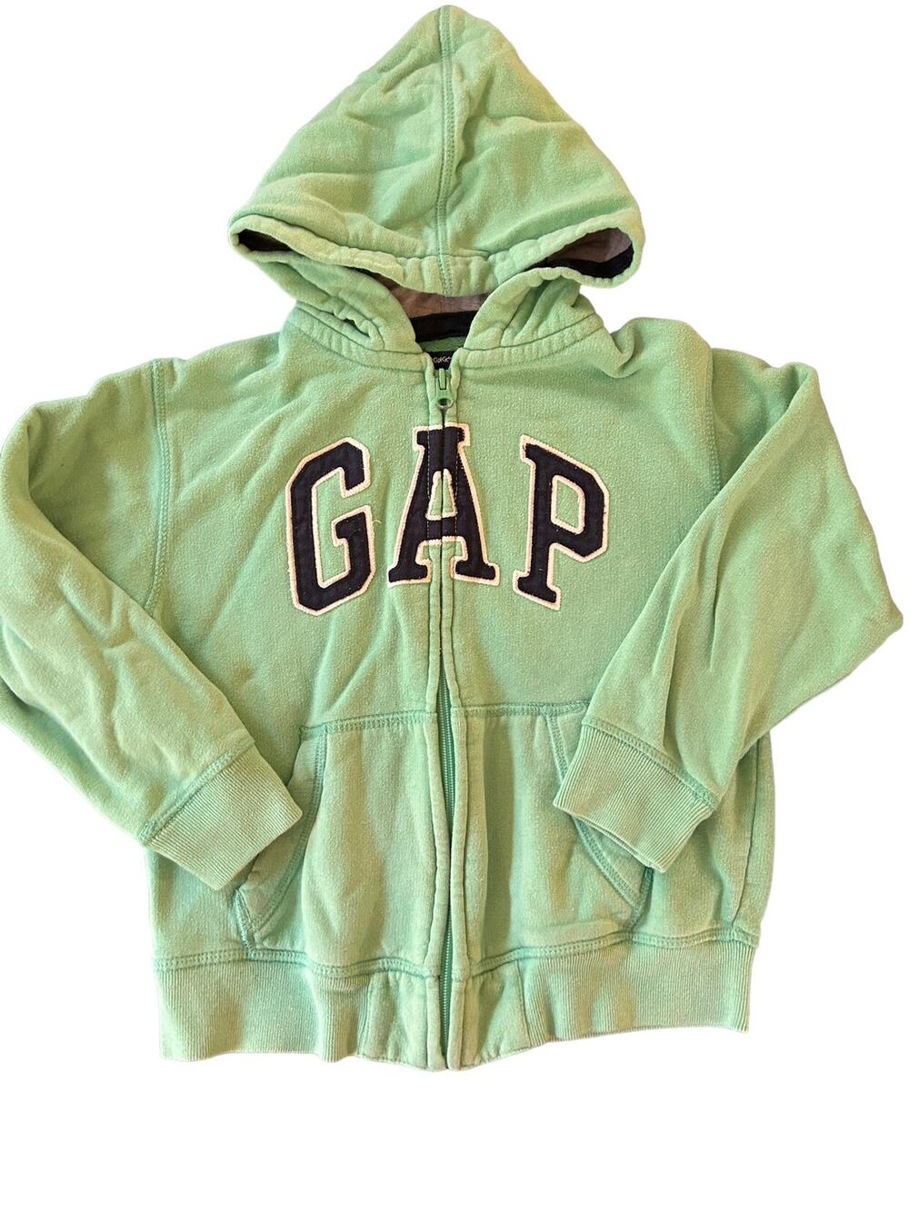 Gap Green Zip Hoodie size 6-7
